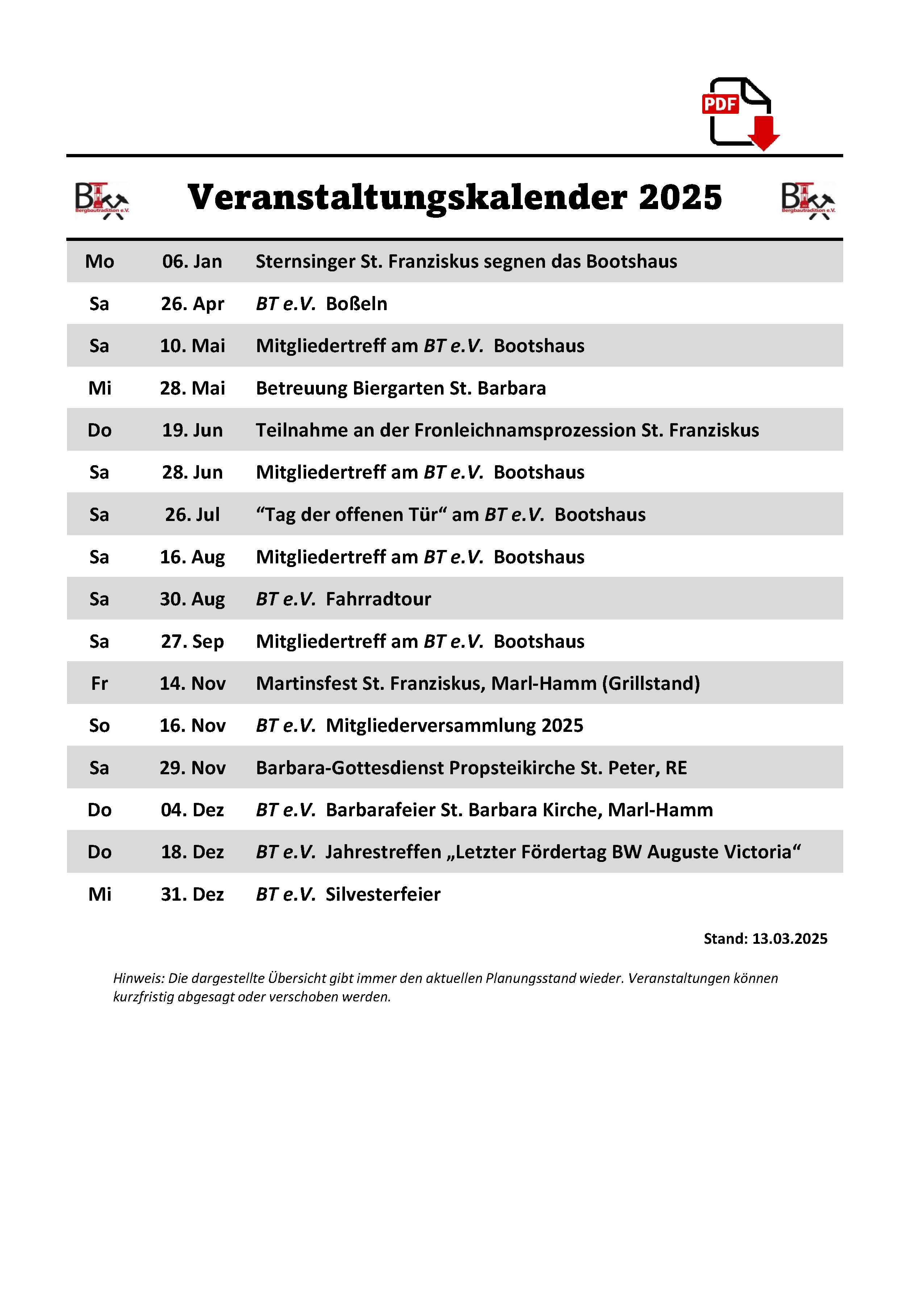 2025 03 13 Sheet Veranstaltungskalender mit Download 2025